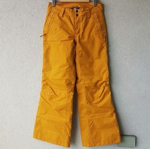 North Face Sally Insulated Yellow Snowpant Short